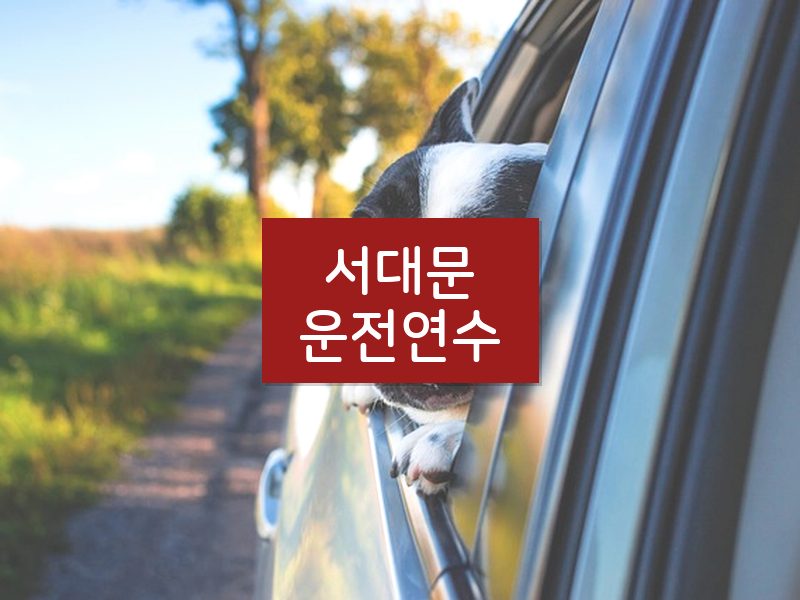 서대문운전연수 후기