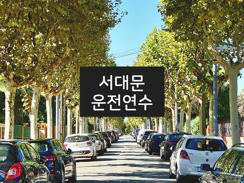 서대문운전연수 후기