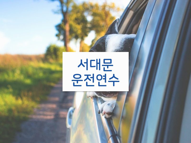 서대문운전연수 후기